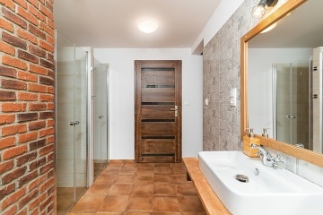 Chalupa se saunou - vhled na al - Krkonoe