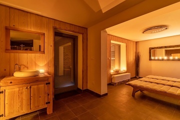 Chalupa se saunou - vhled na al - Krkonoe