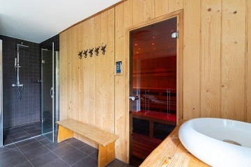 Chalupa se saunou - vhled na al - Krkonoe