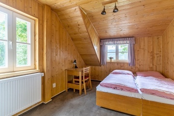 Chalupa se saunou - vhled na al - Krkonoe