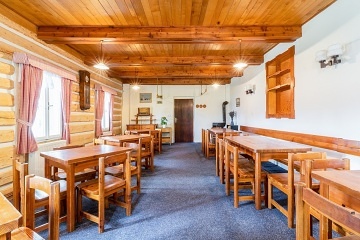 Chalupa se saunou - vhled na al - Krkonoe