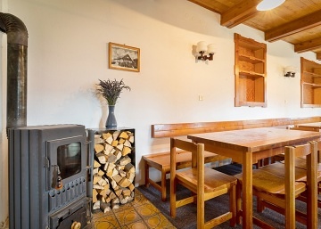 Chalupa se saunou - vhled na al - Krkonoe