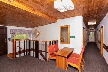 Chalupa se saunou - vhled na al - Krkonoe