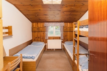 Chalupa se saunou - vhled na al - Krkonoe