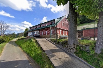 Chalupa se saunou - vhled na al - Krkonoe