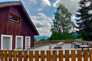 Horsk chata Jizerky - vhled na ertovu horu