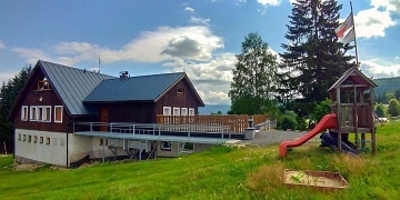 Horsk chata Jizerky - vhled na ertovu horu