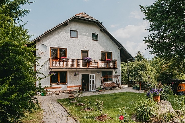 Chalupa u zámku Sobotín - CHKO Jeseníky