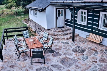 Rouben chalupa s terasou - Na Vrch - enkovice