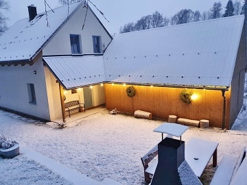 Chalupa sauna a kachlov kamna - Vrbno p. Praddem