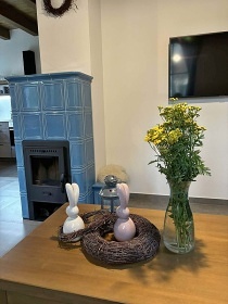 Chalupa sauna a kachlov kamna - Vrbno p. Praddem