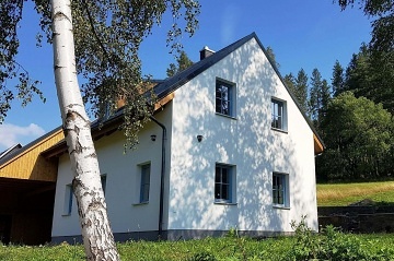 Chalupa sauna a kachlov kamna - Vrbno p. Praddem