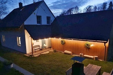 Chalupa sauna a kachlov kamna - Vrbno p. Praddem