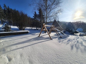 Chalupa sauna a kachlov kamna - Vrbno p. Praddem