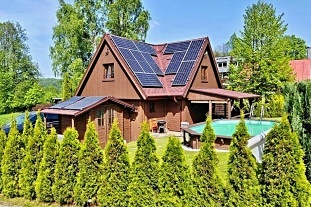 Nov objekt: Chata terasa a bazn - Prodn rezervace Rejvz 2M-304