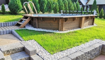 Chata terasa a bazn - Prodn rezervace Rejvz