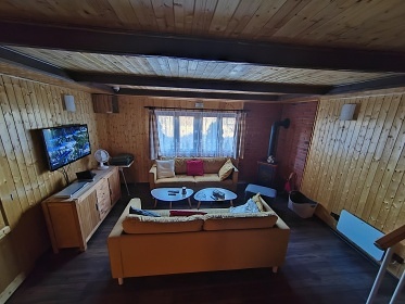 Chata terasa a bazn - Prodn rezervace Rejvz