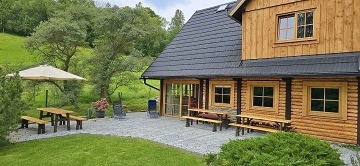 Srub bazén a sauna - Jeseníky - Zlaté Hory