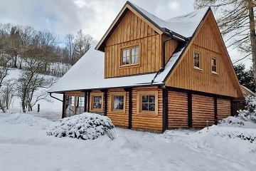 Srub bazén a sauna - Jeseníky - Zlaté Hory