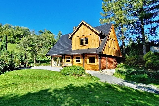 Srub bazén a sauna - Jeseníky - Zlaté Hory