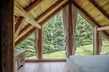 Chata na samot - wellness a jezrko - Beskydy