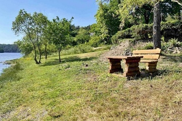 Chata se saunou - pehrada Hracholusky