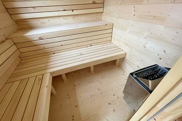 Chata se saunou - pehrada Hracholusky