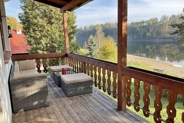 Chata se saunou - pehrada Hracholusky