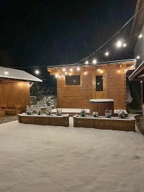 Chata se saunou - pehrada Hracholusky