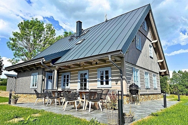 Wellness roubenka s kachlovou pec - Orlick hory