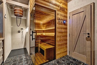 Wellness roubenka s kachlovou pec� - Bed�ichovka