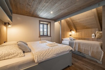 Wellness roubenka s kachlovou pec - Orlick hory