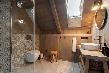 Wellness roubenka s kachlovou pec - Orlick hory