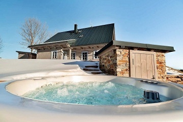 Wellness roubenka s kachlovou pec� - Bed�ichovka