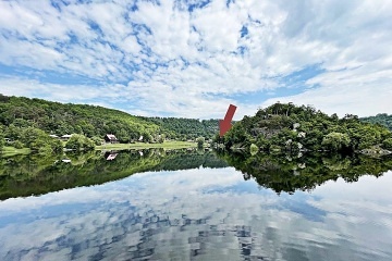 Chata s baznem - pehrada Vranov - Corntejn