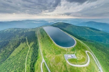 Chata u potoka - Velk� mechov� jez�rko - Jesen�ky