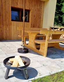 Chata baz�n a sauna - Zlat� Hory - Rejv�z