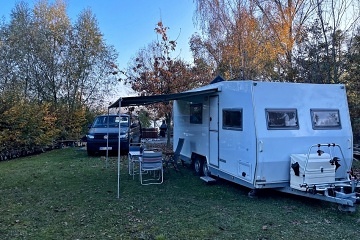 Glamping s wellness - pozemek na rybaření - Sandberk