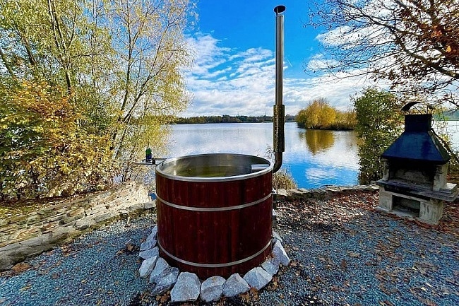 Glamping s wellness a rybaen - Sandberk