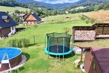 Chalupa s bazénem - Hrubý Jeseník - termály Losiny