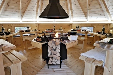 Chaty a Kemp s baz�nem - Gibon park - Beskydy