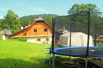 Jesenick� chalupa se saunou - Re�ovsk� vodop�dy