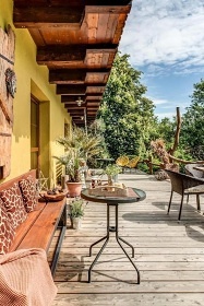 Chalupa Africký styl - ZOO Zlín Lešná - Štípa