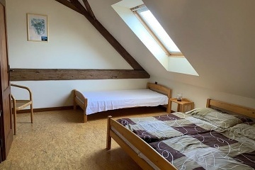 Chalupa Orl�k nad Vltavou - baz�n a sauna