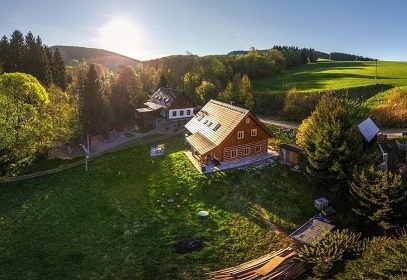 Roubenka s vířivkou - CHKO Orlické hory - Sedloňov