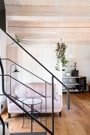 Chalupa se saunou - terasa a potok - Jizersk� hory