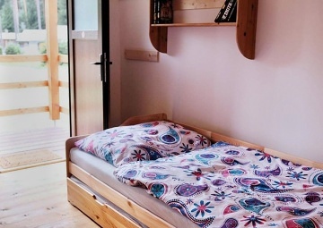 Chata s bazénem - apartmány Hamerský rybník