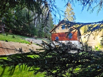 Jesenick� chalupa - jez�rko s molem - Such� vrch