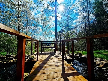 Jesenick� chalupa - jez�rko s molem - Such� vrch