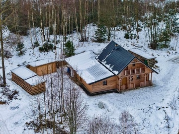 Roubenka se saunou - Horní Paseky - Ašská rozhledna